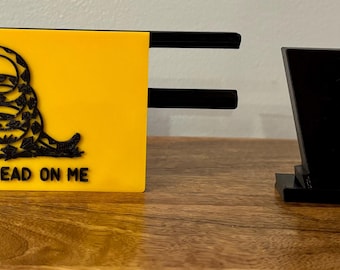 Gadsden Flag Pistol Display Stand- Single Stack and Double Stack Mag Insert