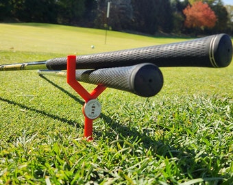 The Original Grip Caddy with Ball Marker Holder - Club Holder with Ball Marker - Club Stand - Putter Stand - Golf  - Golf Accessories