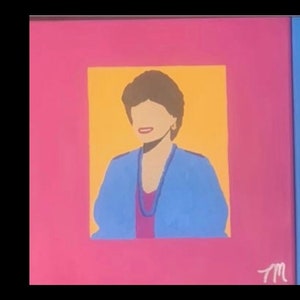 Acrylic Painting 12x12 Blanche Devereaux
