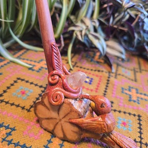 Hummingbird Ayahuasca Vine Tepi Hapé Applicator from Peru