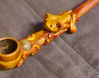 Pipe moyenne grenouille mapacho