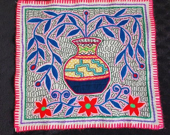 14&quot;x 13&quot; Hand Woven Tapestry from Peru