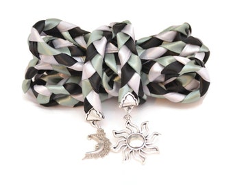 Divinity Braid Sage Moon & Sun  Wedding Handfasting Cord #Wedding