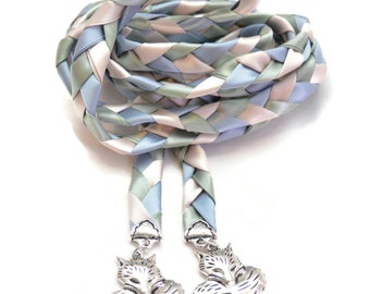 Divinity Braid Silver Fox Wedding Handfasting Cord #Wedding