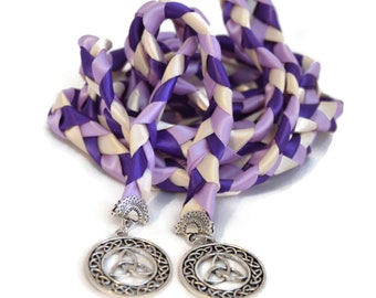 Divinity Braid Purple Theme Infinity Celtic Knot Wedding Handfasting V4 Cord #Wedding