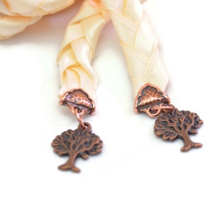 Ivory Copper  Purification Tree Of Life Handfasting V4 Cord