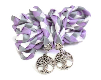 Divinity Braid Lilac Silver Tree of Life Wedding Handfasting Cord