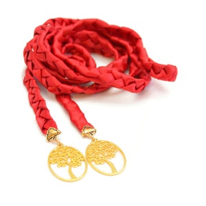 Divinity Braid Red Purification Wedding Handfasting V4 Cord
