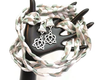 Divinity Braid Woodland Sage Celtic Heart Knot v4 Wedding Handfasting Cord #Wedding