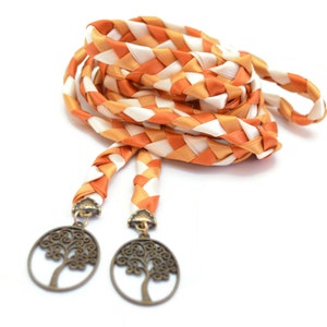 Divinity Braid Copper Gold  Ivory  Tree of Life Wedding Handfasting V4 Cord