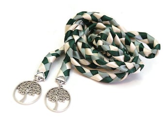 Divinity Braid Forest Sage Tree of Life V1  Wedding Handfasting Cord