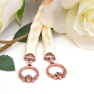 Divinity Braid Limited Edition Ivory Copper Celtic Claddagh Wedding Handfasting Cord #Wedding