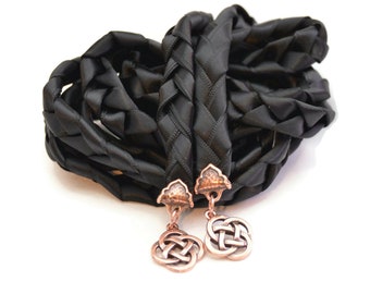Divinity Braid Limited Edition Black Copper Celtic Knot Wedding Handfasting Cord #Wedding