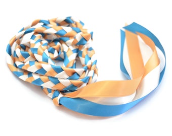 Divinity Braid Basic NO CHARM  Turquoise Gold White Wedding Handfasting Cord  V4 #Wedding