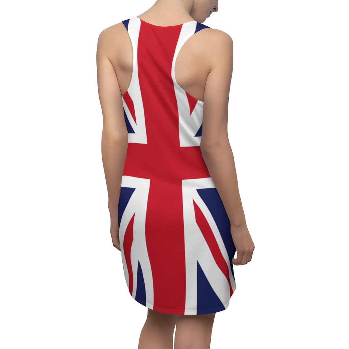 Union Jack Racerback Dress British Flag Dress Etsy