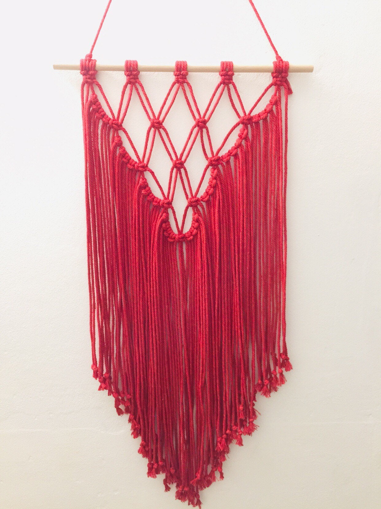 Suspension Murale en Macramé