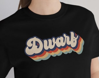 Vintage Dwarf DnD Shirt, Retro 70s Dwarf Race Tshirt, D&D Gift, Dungeons and Dragons Clothing, Dwarf Tee, Dwarf Merch, Everquest Apparel