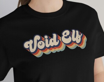 Vintage Void Elf WoW Shirt, Retro 70s Void Elf Race Tshirt, Warcraft Gift, World of Warcraft Clothing, Void Elf Tee, Void Elf Merch