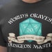 World's Okayest Dungeon Master Shirt, Unisex T-shirt, Dungeons and ...