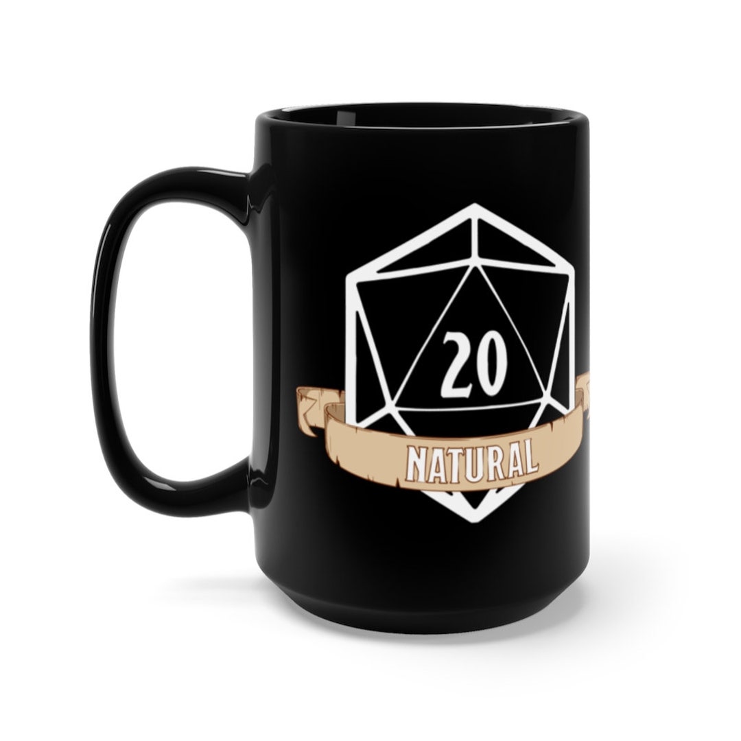 Grande Tasse Humoristique 15 Oz - Cadeau Gamer - Échec Critique DnD
