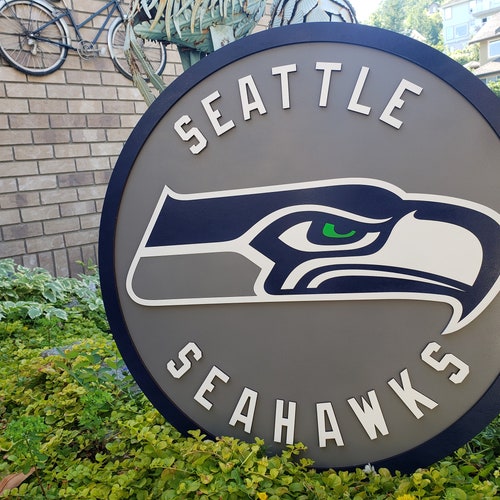 Seattle Seahawks buying wood sports decor (3D)