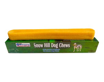 Snow Hill Himalayan Yak Cheese Dog Chews Up to 16 Oz/11&quot;-13&quot; Long XXL To Triple XL Monster Grade A Quality Natural Healthy For Large Breed