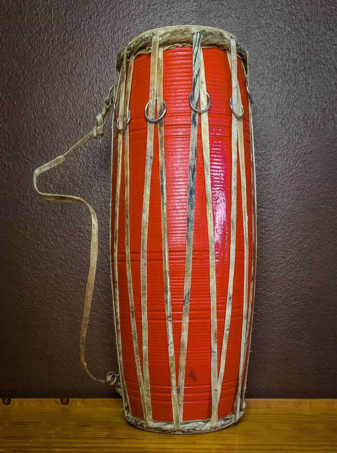 Madal Drum Wooden Nepali Folk Instrument Authentic 17 IN Etsy