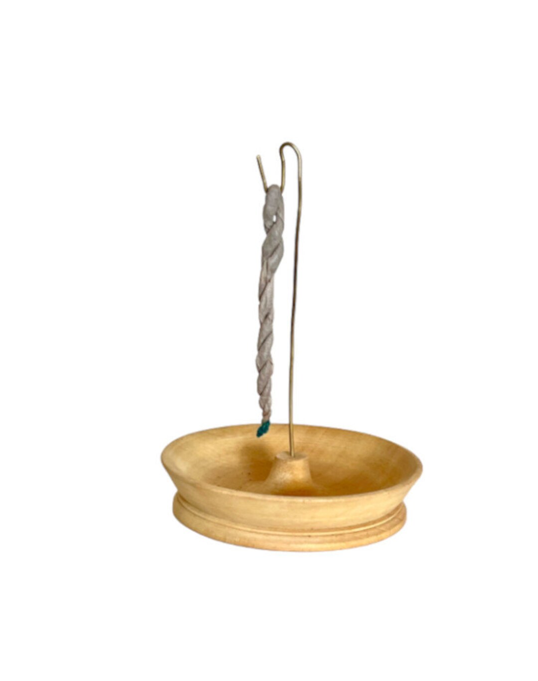 Snow Hill Incense Rope Holder, Wooden Incense Rope Burner Ash Catcher