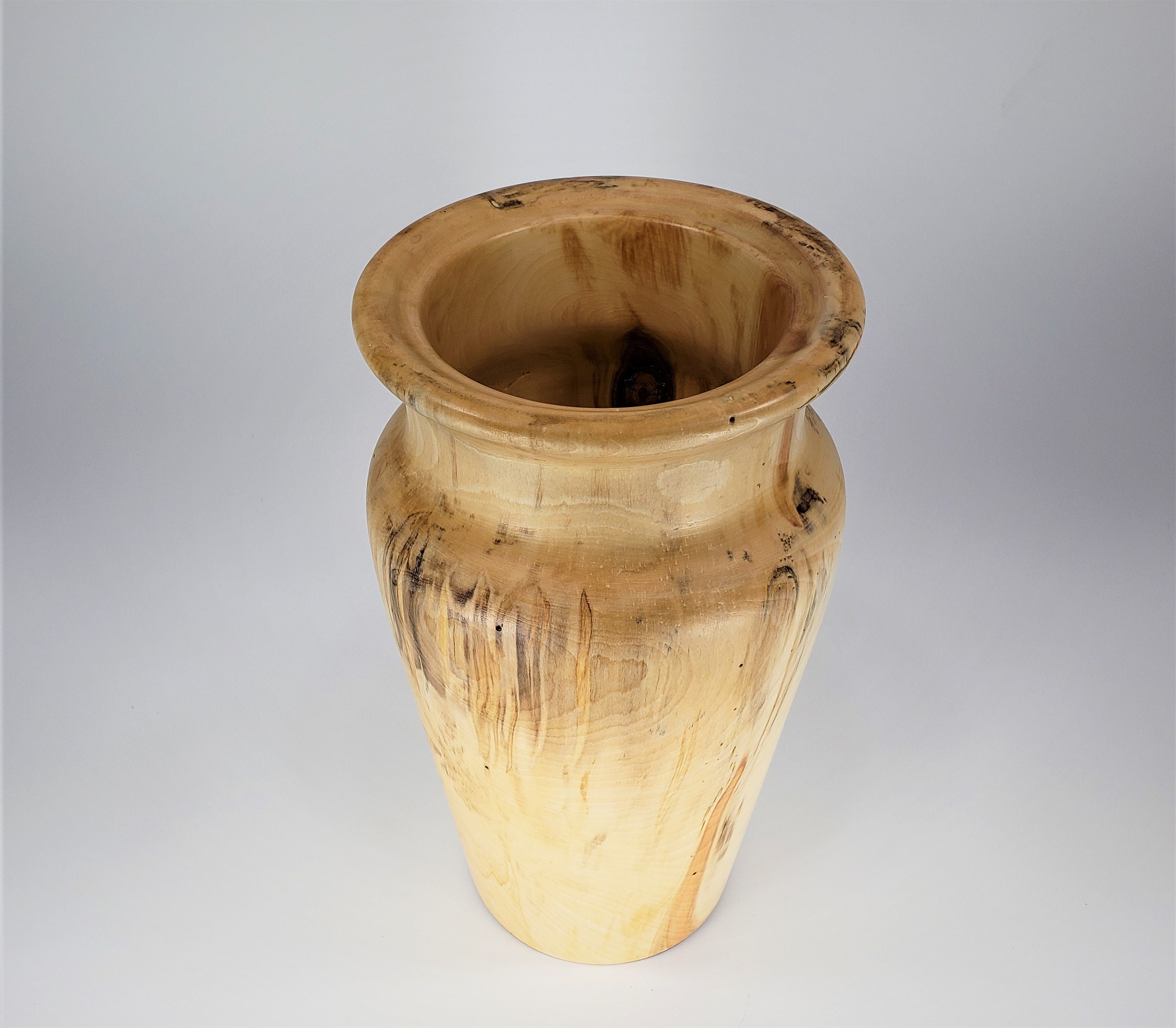 Hand Turned Colorado Aspen Wood Vase Primitive Wood Vase Etsy