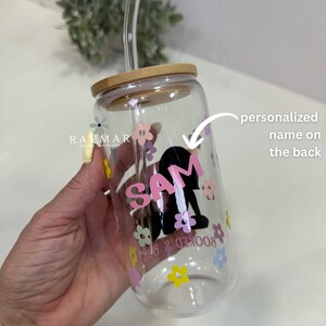Lizzie McGuire Glass Can Cup: 90s Iced Coffee Glassware image 5