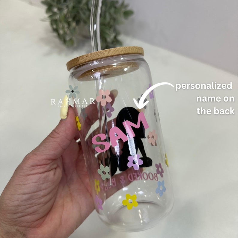 Lizzie McGuire Glass Can Cup: 90s Iced Coffee Glassware image 5