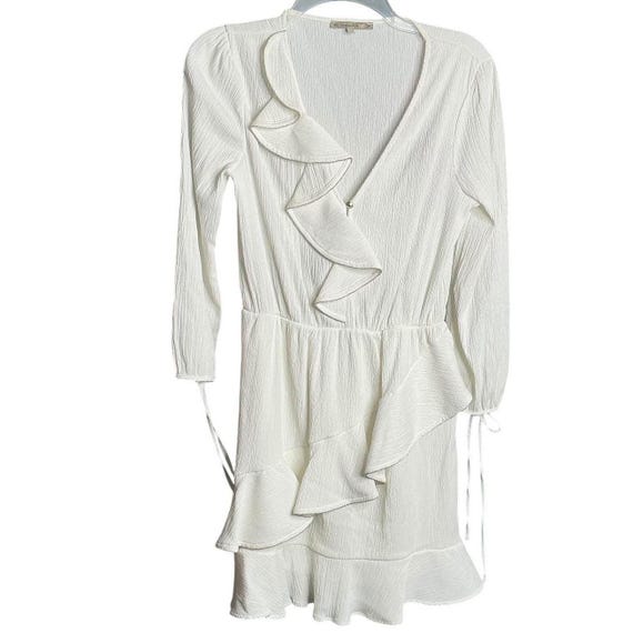 White Party & Brunch Mini Dress Ruffle Detail Tie Sleeves Size S NWT - Etsy Australia White Party & Brunch Mini Dress Ruffle Detail Tie Sleeves Size S NWT - Etsy Australia