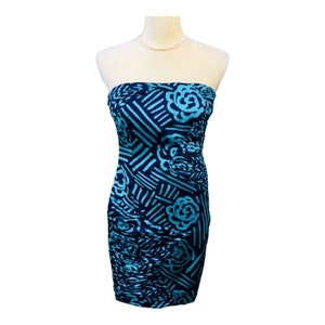 Womens BCBG Generation Strapless Evening Formal Abstract Cocktail Dress Size 6 New with tags