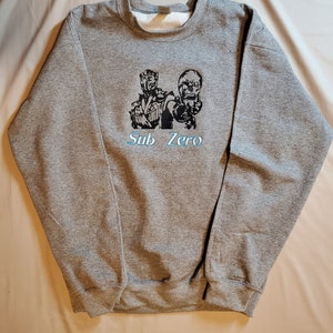Sub-Zero Mortal Kombat Embroidered Sweater