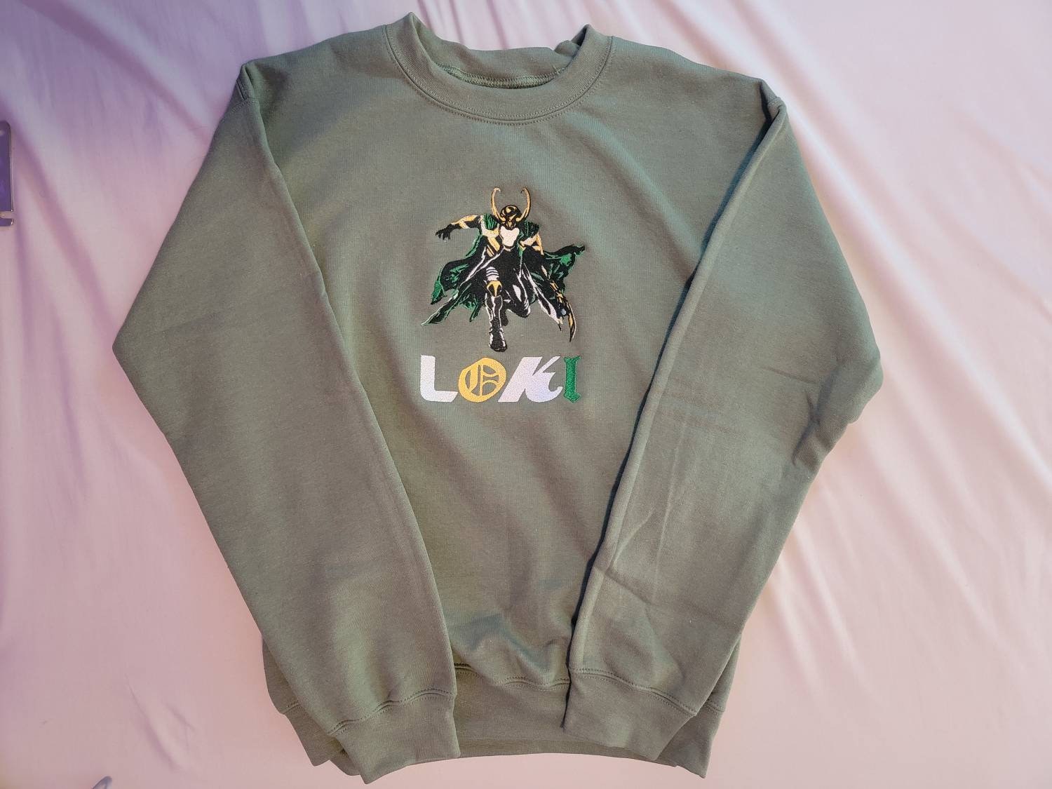 Loki Embroidered Sweater - Etsy Singapore