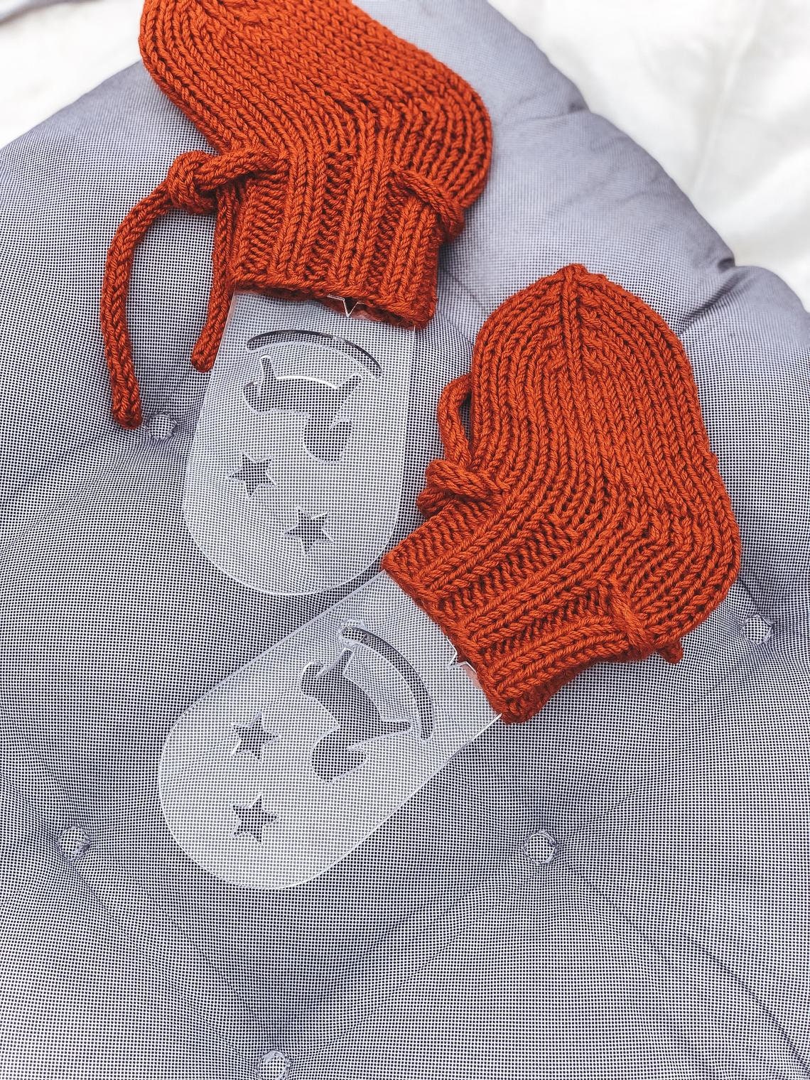 612 month baby Socks Blockers knitting form Socks Forms Etsy
