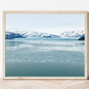 Glacier Photo Print-Alaska Landscape-Glacier Print-Glacier Photo-Alaska Photo-Alaska Gift-Glacier Photography-Wall Art-Nature Photography