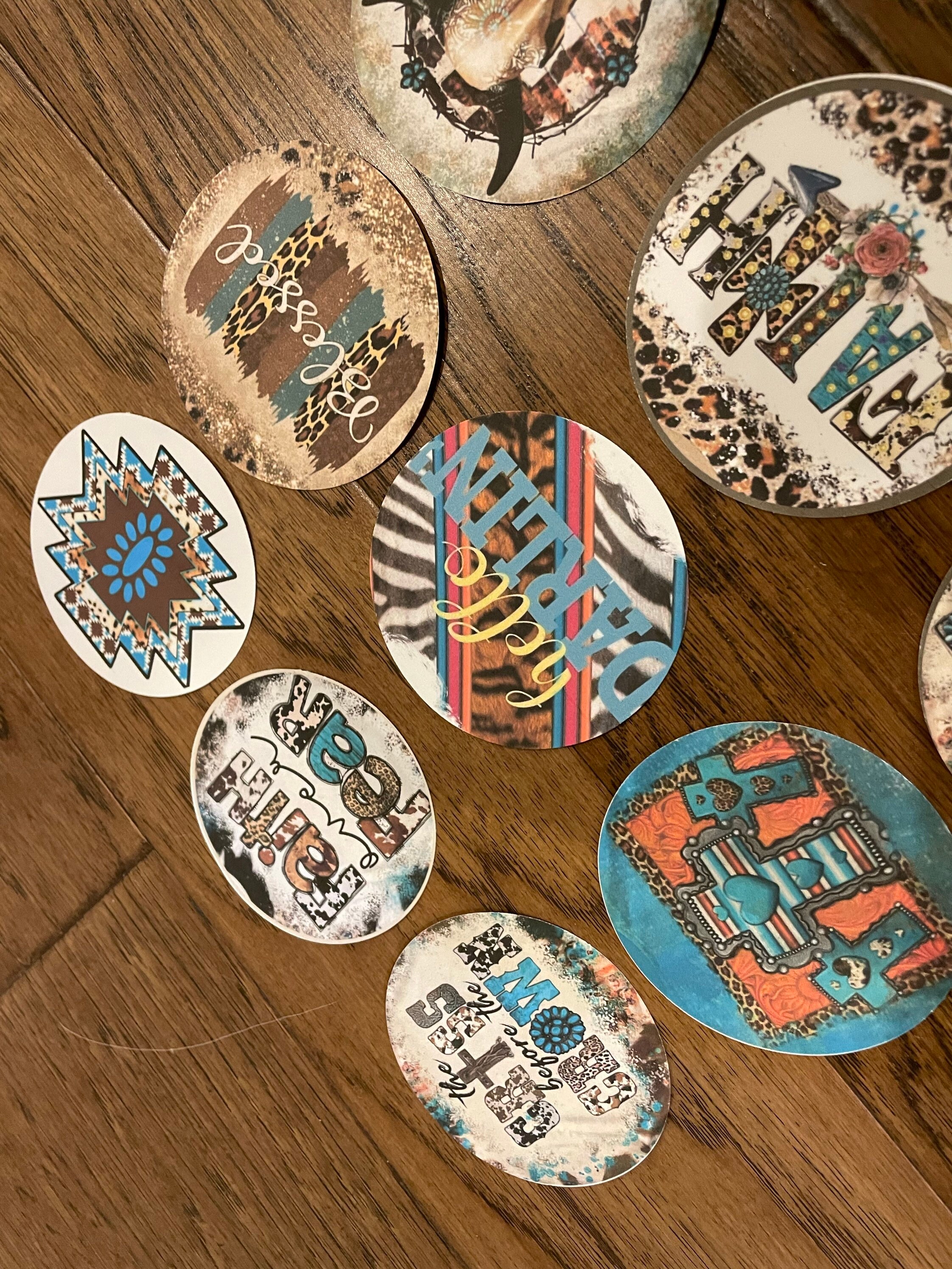 Variety Cardstock Rounds Grab Bag /fresheners Cardstock/ Etsy