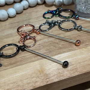 Beadable keychains matching bars , Crafting blanks, Beadable blanks, Pendant, Bar Keychain, Beadable Keychain / Silver