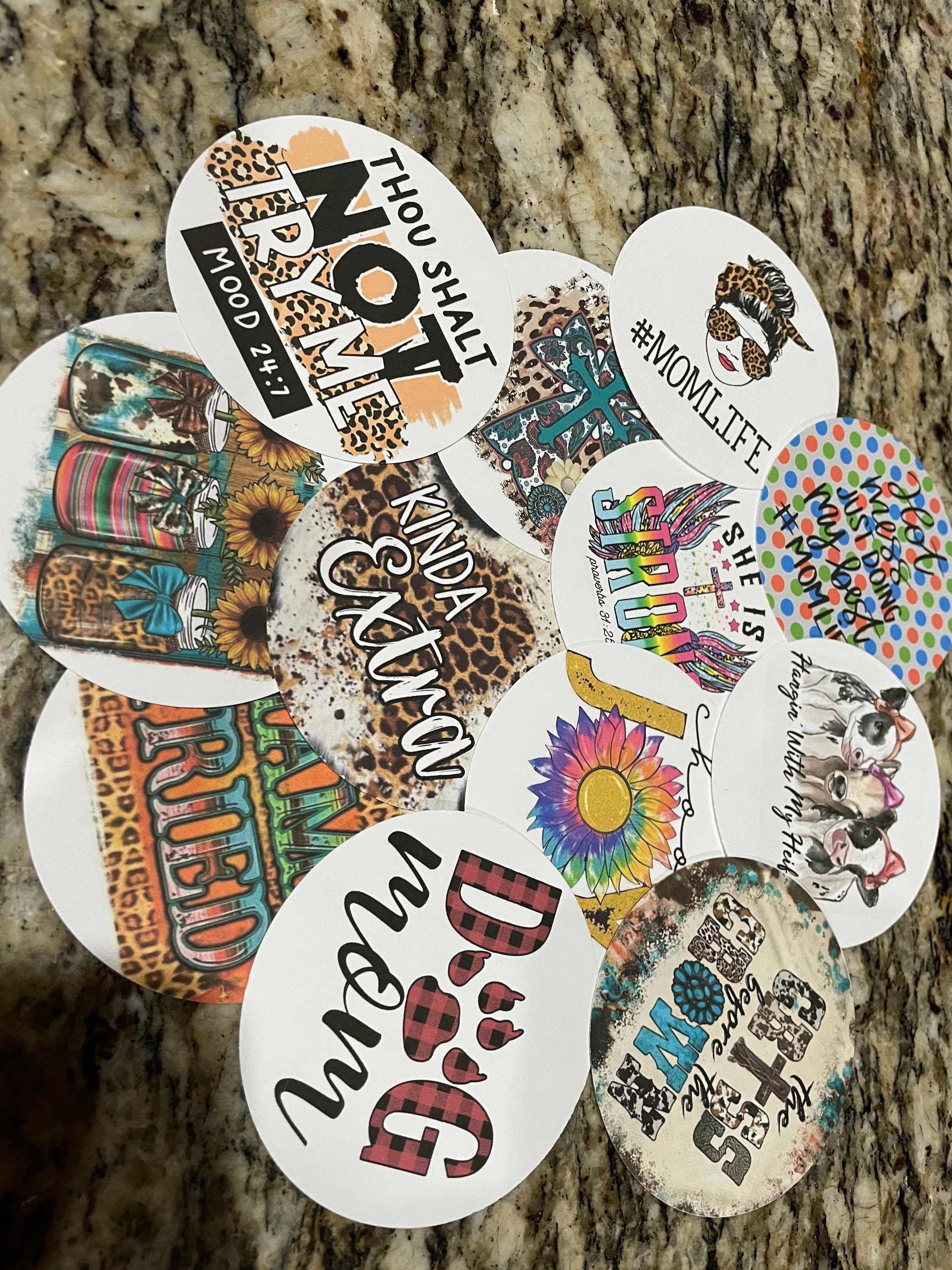 Variety Cardstock Rounds Grab Bag /fresheners Cardstock/ Etsy