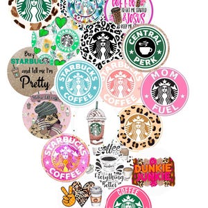 Coffee Bundle Cardstock, Coffee Cardstock Freshies, Cardstock Rounds Grab bag, Fresheners cardstock, Cardstock,  Embellishments