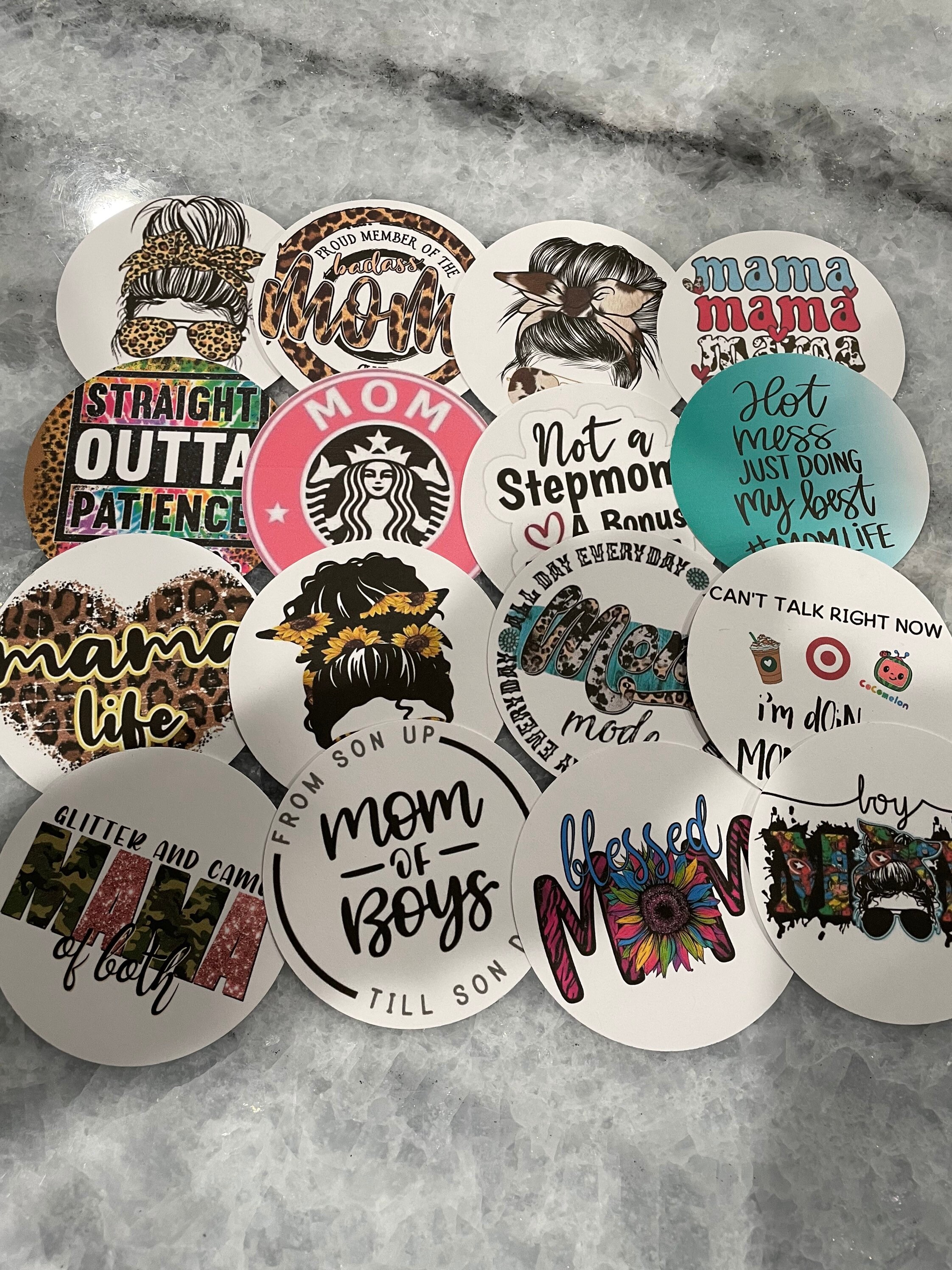 Variety Cardstock Rounds Grab Bag /fresheners Cardstock/ Etsy