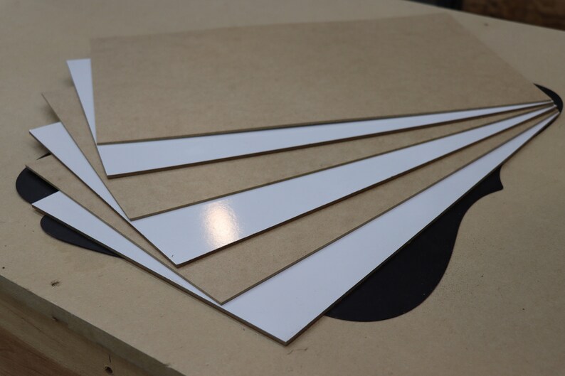 1/8 Split Pack Whiteboard and MDF / Draftboard / Bundle - Etsy