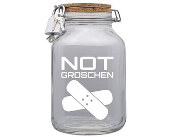 Money Box Money Gift Ideas Not Groschen Transparent Size XXL 3 litros