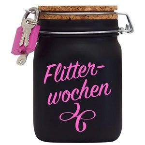 Money Gift Ideas Money Box Honeymoon Black Size L 1 Liter