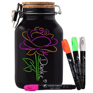 Money Box Money Gift Ideas Neon Lettering Colorful Size XXL 3 Liter