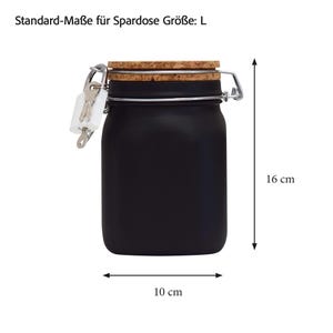 Ideas para regalar dinero Hucha Shopping Queen Negra Talla L 1 Litro imagen 7