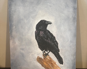 カラスのオリジナルキャンバス
