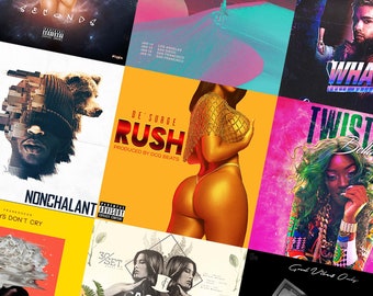 Custom Music, Rap, Hip Hop, Album Cover Art  Design, Mixtape and single Digital cover art for streaming platforms