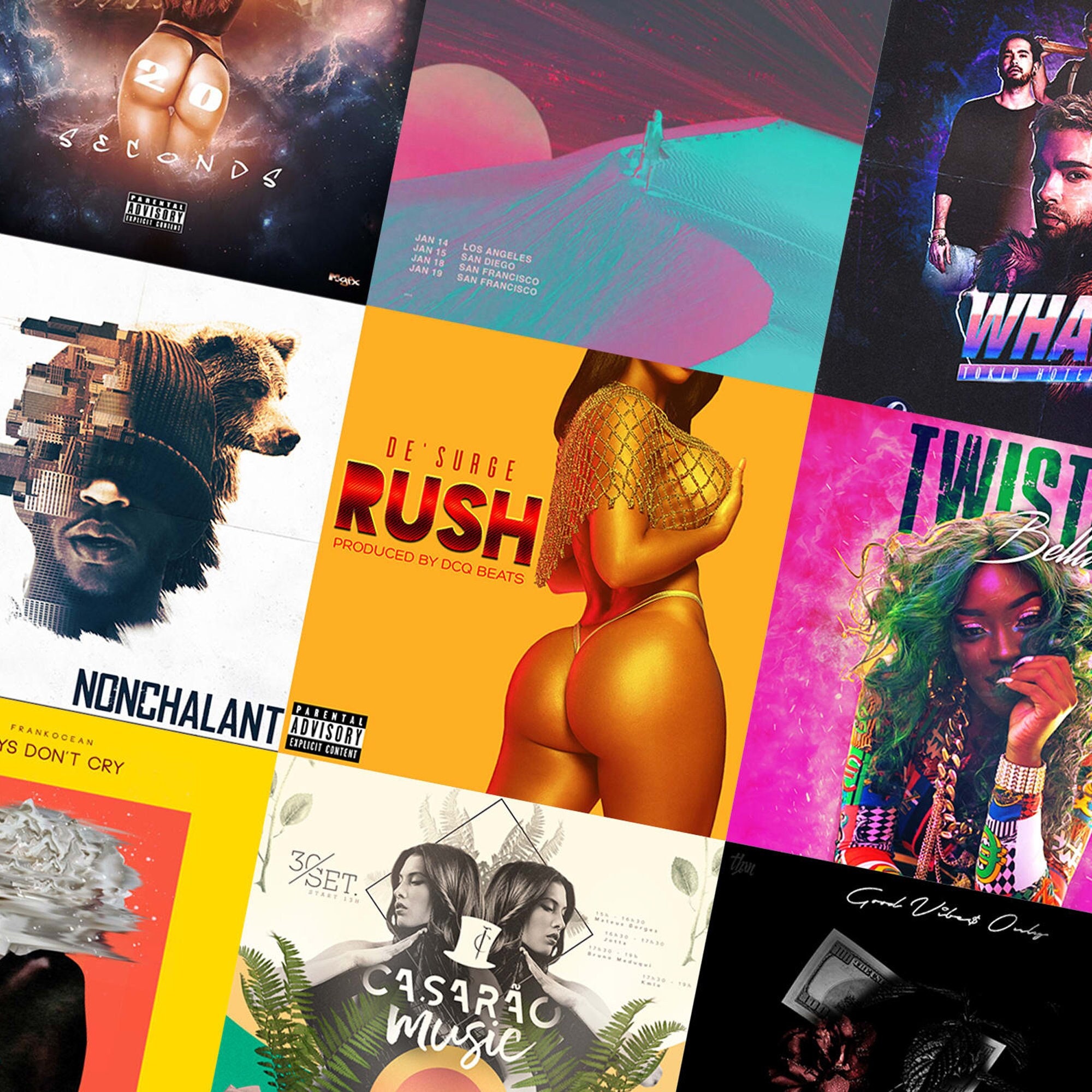 Custom Music, Rap, Hip Hop, Album Cover Art Design, Mixtape and Single  Digital Cover Art for Streaming Platforms -  Canada
